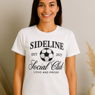 Camisa do clube social lateral - Jogador alto e or