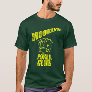 Camisa do clube T do póquer de Brooklyn