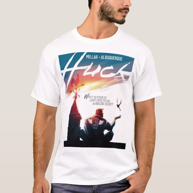 Camisa do cobrir T do Huck (Frente)