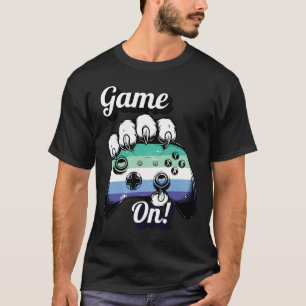 Camisa do Controle Gay MLM Orgulho Jogo no Pata de