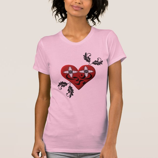 Camisa do Coração com Sinal Om (Frente)