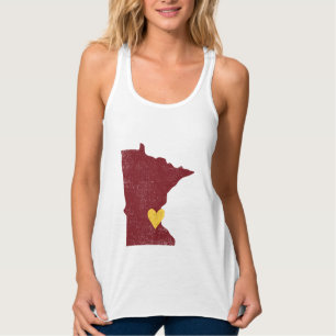 Camisa do Coração de Minnesota (maron) - Persona