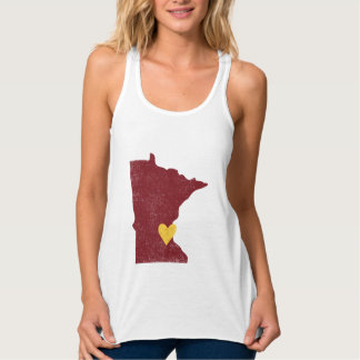 Camisa do Coração de Minnesota (marrom) - Personal