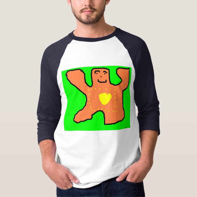 Camisa do coração do urso (Frente)