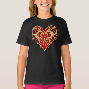Camisa do Coração Vermelho
