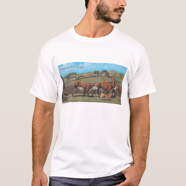 Camisa do Corgi de Galês do Pembroke (Frente)