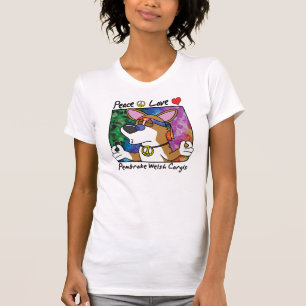 Camisa do Corgi T de Galês do Pembroke do amor da