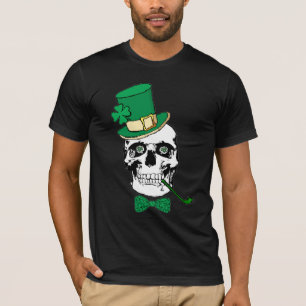 Camisa do crânio do dia de St Patrick
