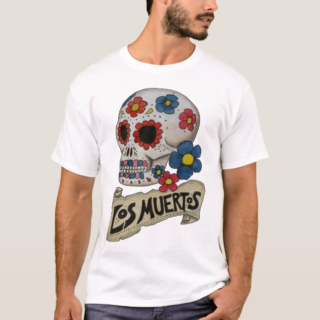 Camisa do crânio do Los Muertos (Frente)