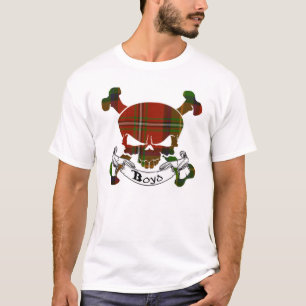 Camisa do crânio do Tartan de Boyd