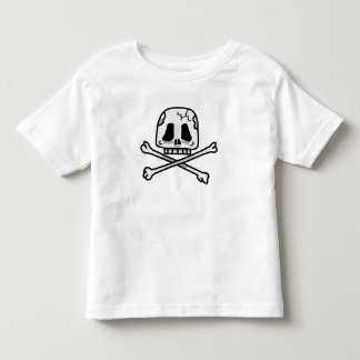 Camisa do crânio e do osso da cruz para crianças!