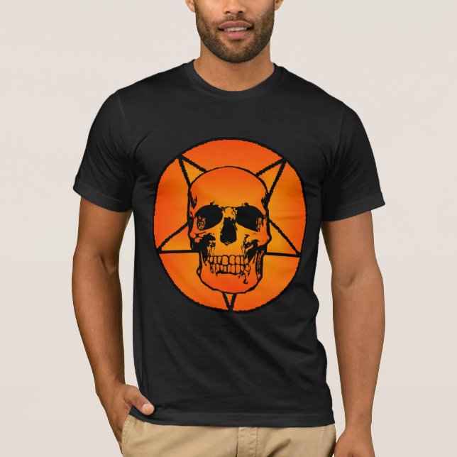 Camisa do crânio metálico (Frente)