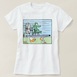 Camisa do crocodilo dos desenhos animados das