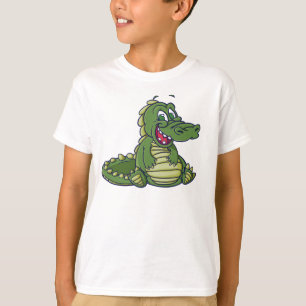 Camisa do crocodilo T dos miúdos
