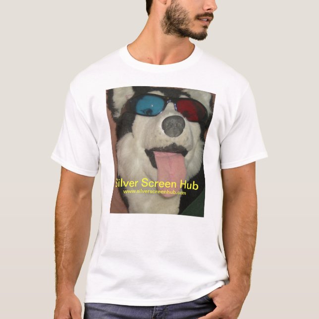 Camisa do cubo da tela prateada (Frente)