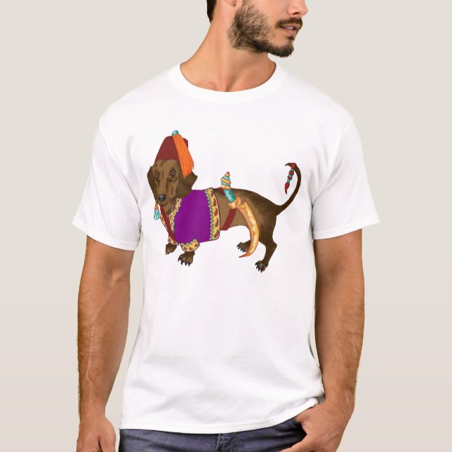 Camisa do Dachshund de Janiserry (Frente)