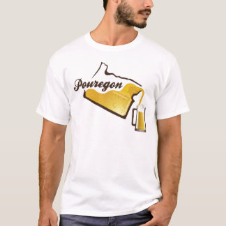 Camisa do design da cerveja de Pouregon