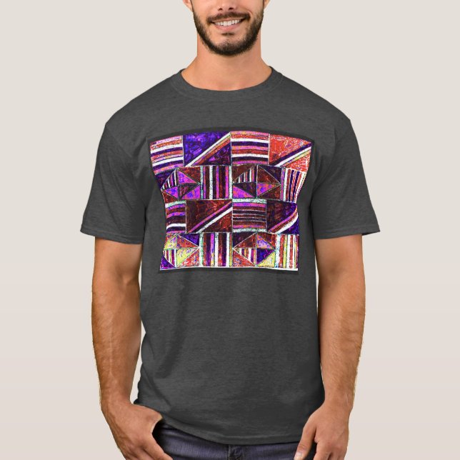 camisa do design t do abstrato do alanart (Frente)