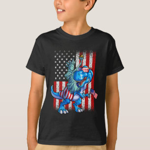 Camisa do Dia 4 de Julho da Estátua da Liberdade M