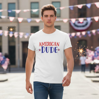 Camisa do Dia 4 de Julho do Cara Americano