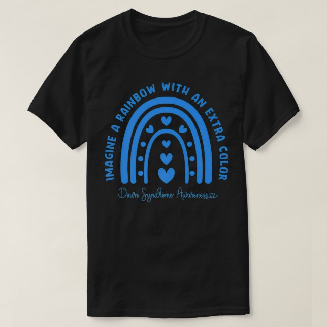 Camisa do dia da síndrome de 2022 infantil Premium (Frente do Design)