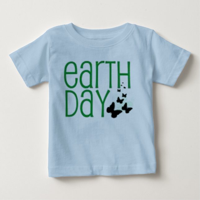 camisa do Dia da Terra do bebê (Frente)