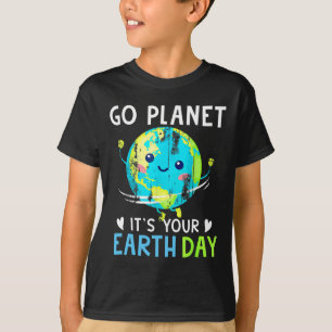 Camisa do Dia da Terra Ir para o Planeta É a sua M