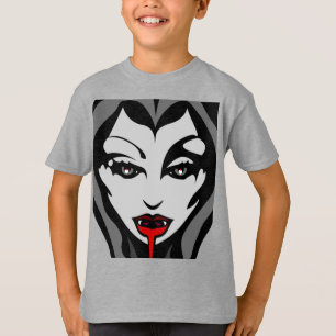 Camisa do Dia das Bruxas Costume Vampiro