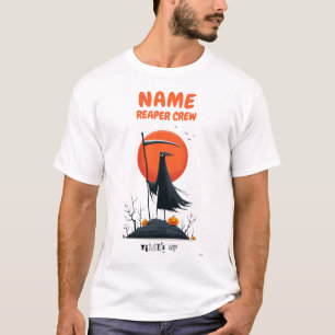 Camisa do Dia das Bruxas da Tripulação de Receptor