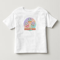 Camisa do Dia das Bruxas do Cupcake Fantasma - Doc