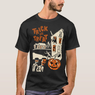 Camisa do Dia das Bruxas dos anos 60 da doçura ou