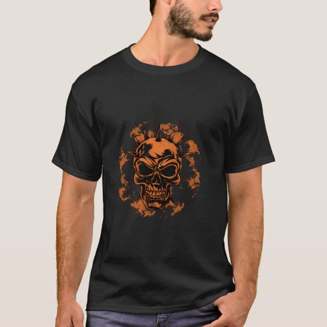 Camisa do Dia das Bruxas - Festa de Horror Malandr (Frente)