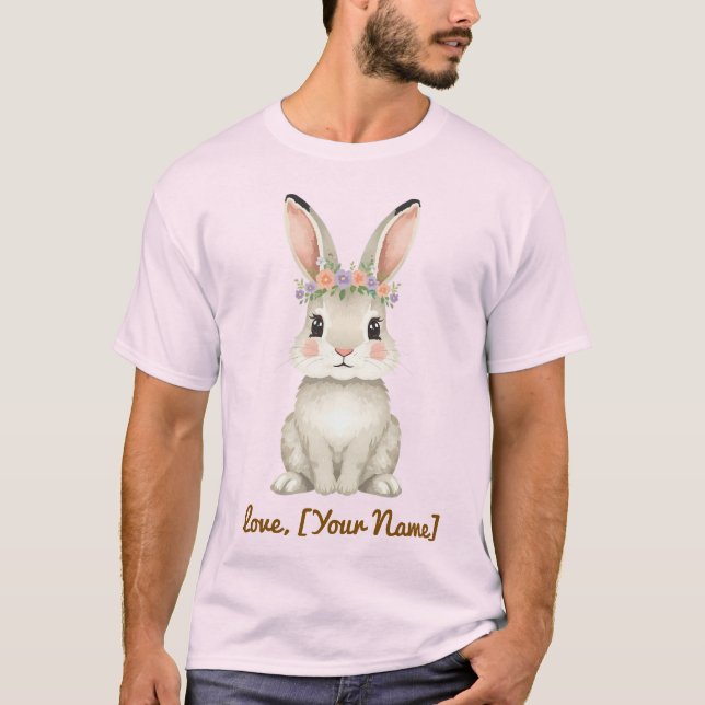 Camisa do Dia das Mães Coelho Fofo Presente para a (Frente)