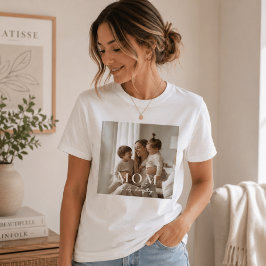 Camisa do Dia das Mães com Foto Personalizada Mode