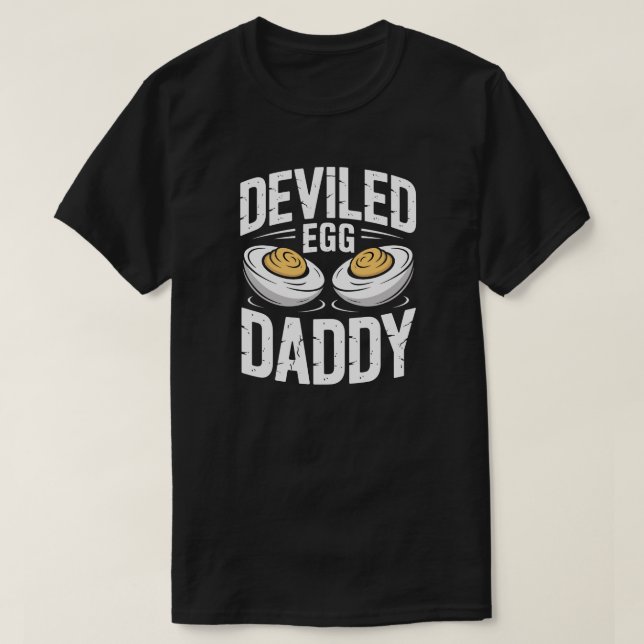 Camisa do Dia de Ação de Graças Deviled Egg Daddy  (Frente do Design)