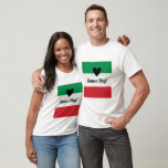Camisa do dia de molho cardíaco com bandeira itali<br><div class="desc">Celebrar uma tradição na cultura italiana com este molho fazer. Perfeito por guardar memórias da cozinha italiana,  fará um excelente de guardar por anos.</div>