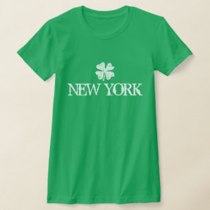 Camisa do Dia de São Patrício de Nova York com log