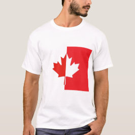 Camisa do Dia do Canadá - Folha de Mapeamento Verm