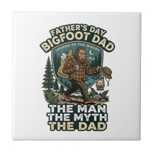 Camisa do Dia do Pai Bigfoot Pai Forte Silencioso