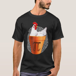 Camisa do Dia do Pi do Frango Homens Mulheres Cria