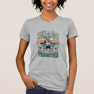 Camisa do Dia dos Pais Pescaria Pai Só um Pai Com