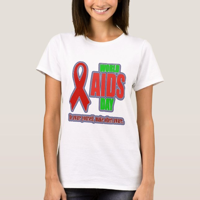 Camisa do Dia Mundial da AIDS (Frente)