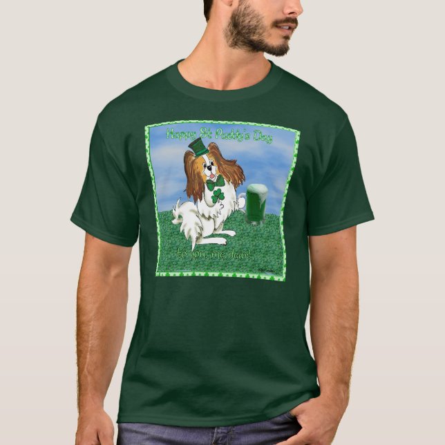 Camisa do dia T de Paddys da rua no verde (Frente)