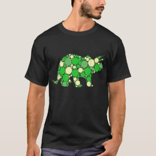 Camisa do Dinossauro da Bolinhas Verde T Rex Inter
