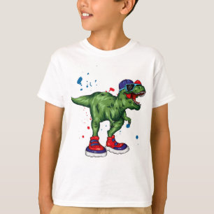 Camisa do Dinossauro do Paint Splatter
