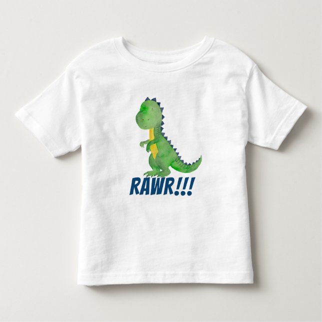 Camisa do Dinossauro RAWR - Camisa do Trex (Frente)