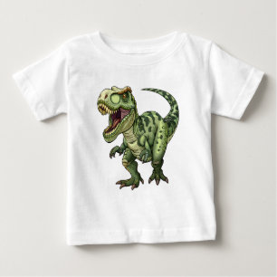 Camisa do Dinossauro T-Rex Verde - Camisa do Dino