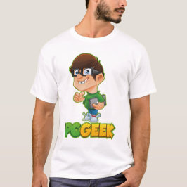 Camisa do divertimento do geek do PC