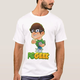 Camisa do divertimento do geek do PC