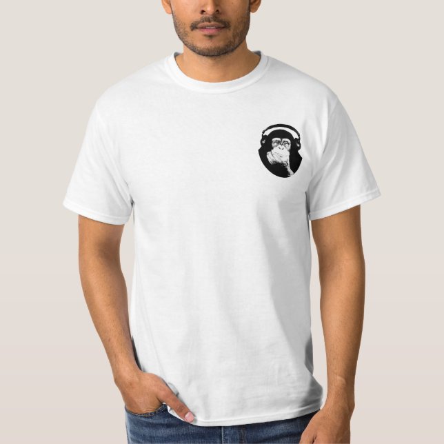 Camisa do DJ do macaco (Frente)